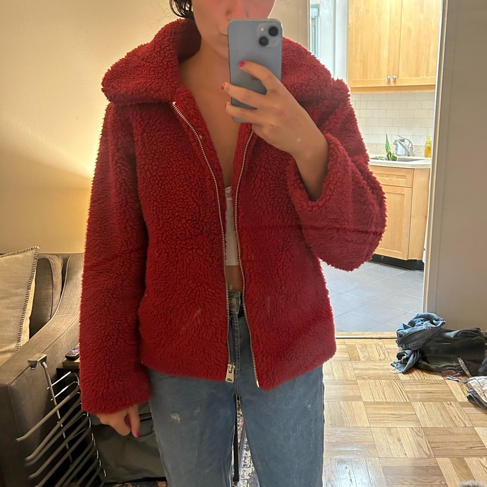Urban outfitters red jacket